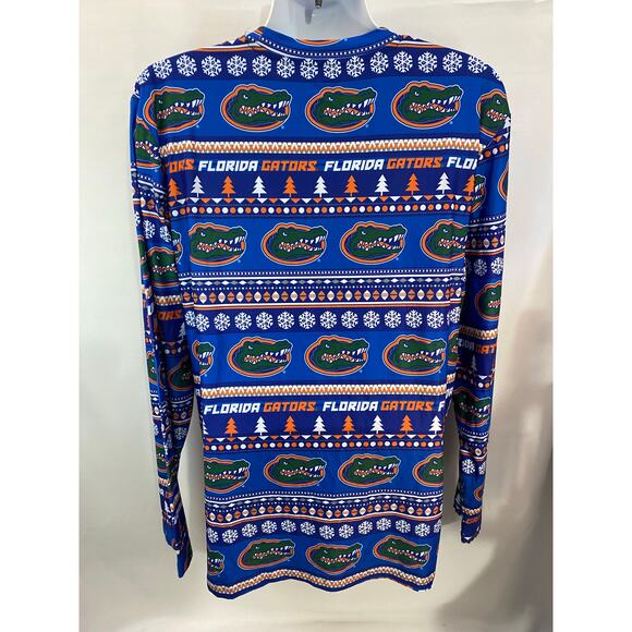 Florida Gators Ugly Sweater Long Sleeve Shirt Sleepwear Large Blue Concepts - Picture 2 of 7